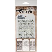 Picture of Tim Holtz Mini Layered Stencil Set 3/Pkg Set #17