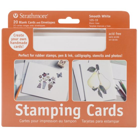 Picture of Strathmore Cards & Envelopes 5"X6.875" 20/Pkg Stamping