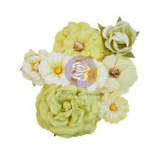 Picture of Prima Marketing Paper Flowers 9/Pkg-Postcards From Paradise - April Showers
