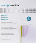 Picture of Storage Studios Tabbed Dividers W/Labels 3/Pkg 12.13"X12.88"