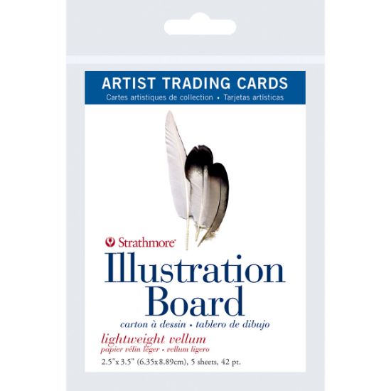 Picture of Strathmore Artist Trading Cards 2.5"X3.5" 5/Pkg Illustration Board Vellum