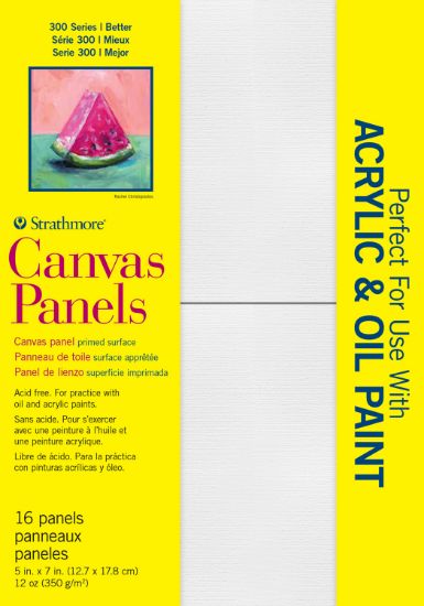 Picture of Strathmore Canvas Panels 5"X7" 16/Pkg