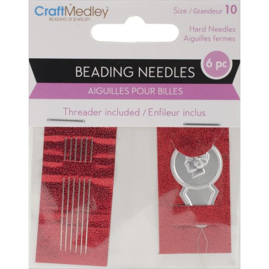 Picture of Beading Needles W/Threader Size 10 6/Pkg