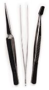 Picture of Tool Basics Tweezers 3/Pkg 4.5"
