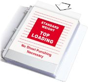 Picture of Top Loading Sheet Protectors 8.5"X11" 100/Pkg Clear