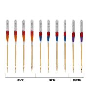 Picture of Titanium Universal Regular Point Machine Needles Sizes 11/80 (4), 14/90 (4) & 16/100 (2)