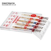 Picture of Titanium Universal Regular Point Machine Needles Sizes 11/80 (4), 14/90 (4) & 16/100 (2)