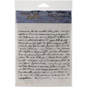 Picture of Studio 490 Cling Stamp 5"X5" Script