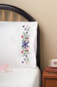 Picture of Tobin Stamped For Embroidery Pillowcase Pair 20"X30" Star Flower