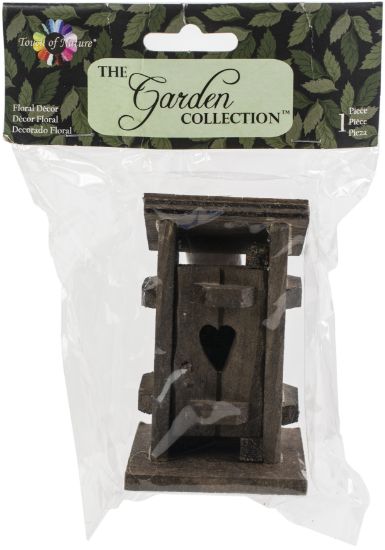 Picture of Touch Of Nature Miniature 3.5" Garden Wood Outhouse