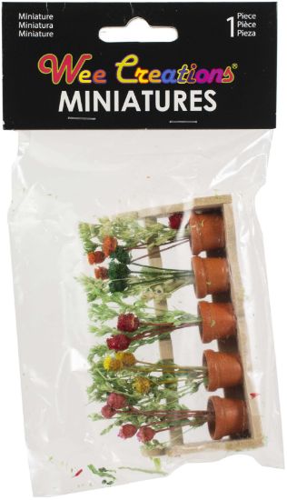 Picture of Touch Of Nature Wee Creations Miniature 3.25" Flower Box With Wild Flowers