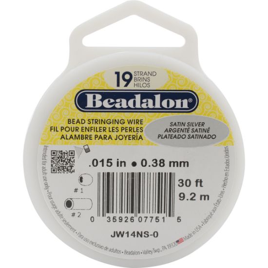 Picture of Stringing Wire 19-Strand .015"X30' Satin Silver