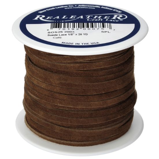 Picture of Suede Lace .125"X25yd Spool Dark Brown