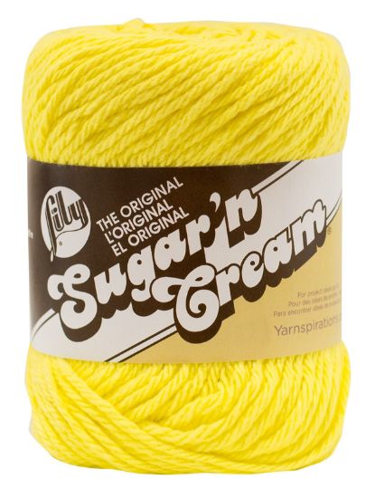 Picture of Sugar'n Cream Yarn - Solids Sunshine