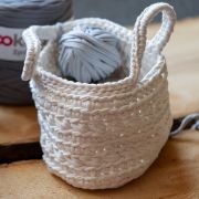 Picture of Hoooked Revisto Basket Kit W/Zpagetti Yarn Off White