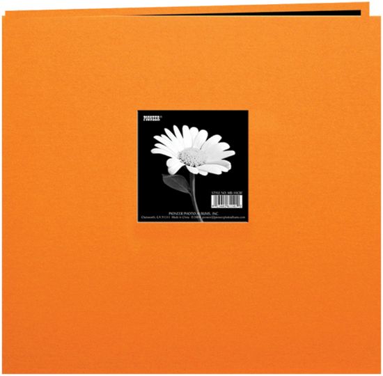 Picture of Pioneer Book Cloth Cover Post Bound Album 12"X12" Orange