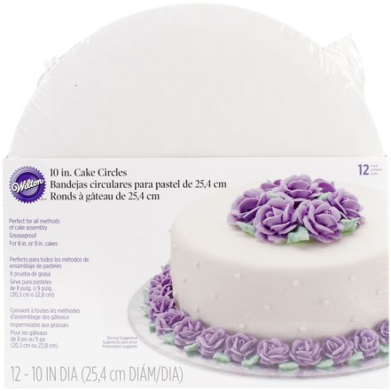 Picture of Cake Boards 10" Round White 12/Pkg