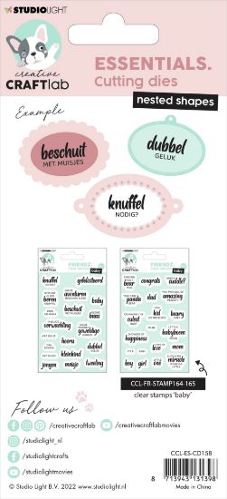 Picture of Studio Light Essentials Cutting Die-Nr. 158, Nested Shapes Oval