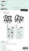 Picture of Studio Light Friendz Clear Stamps-Nr. 166, What The Woof Text Lines