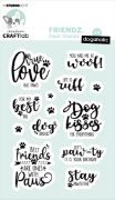 Picture of Studio Light Friendz Clear Stamps-Nr. 166, What The Woof Text Lines