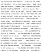 Picture of Tim Holtz Cling Stamps 7"X8.5" Tiny Text