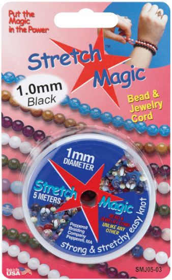 Picture of Stretch Magic Bead & Jewelry Cord 1mmX5m Black