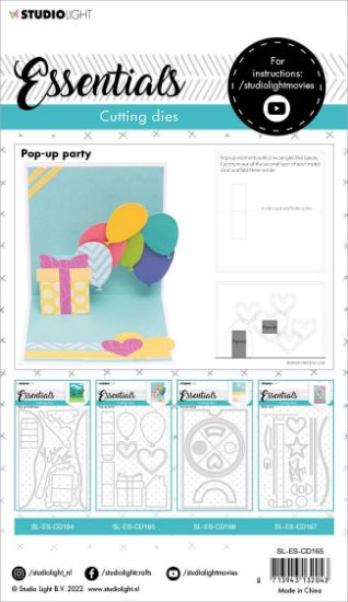 Picture of Studio Light Essentials Cutting Die-Nr. 165, Pop-Up Party