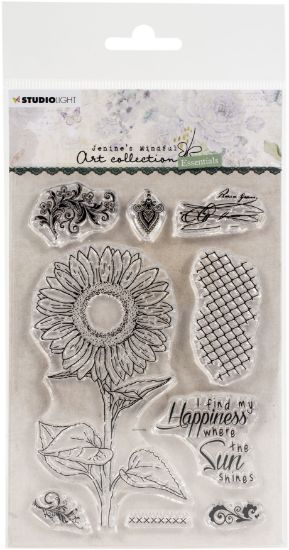 Picture of Studio Light Jenine's Mindful Art Essentials Clear Stamps Sunflower