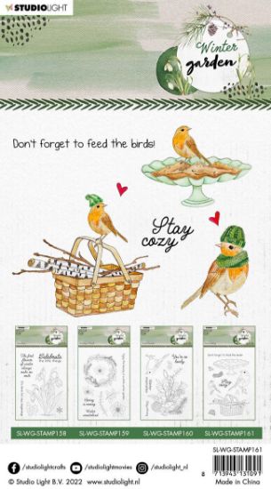 Picture of Studio Light Winter Garden Clear Stamp-Nr. 161, Bird Watching