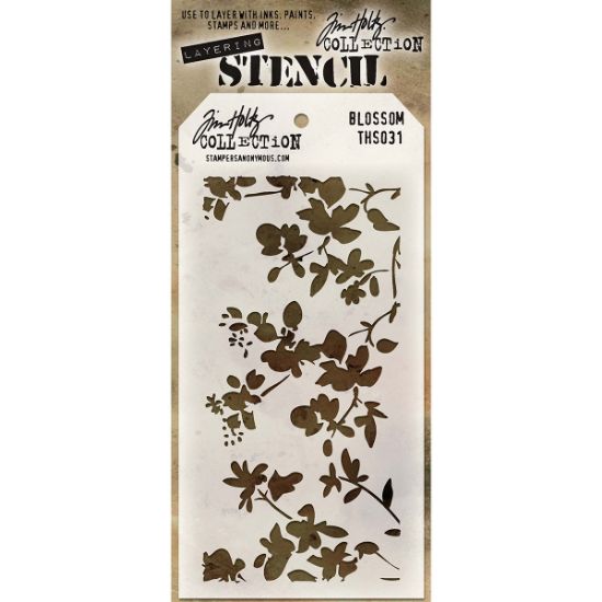 Picture of Tim Holtz Layered Stencil 4.125"X8.5" Blossom