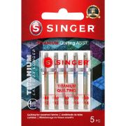 Picture of Titanium Universal Quilting Machine Needles Sizes 11/80 (3) & 14/90 (2)