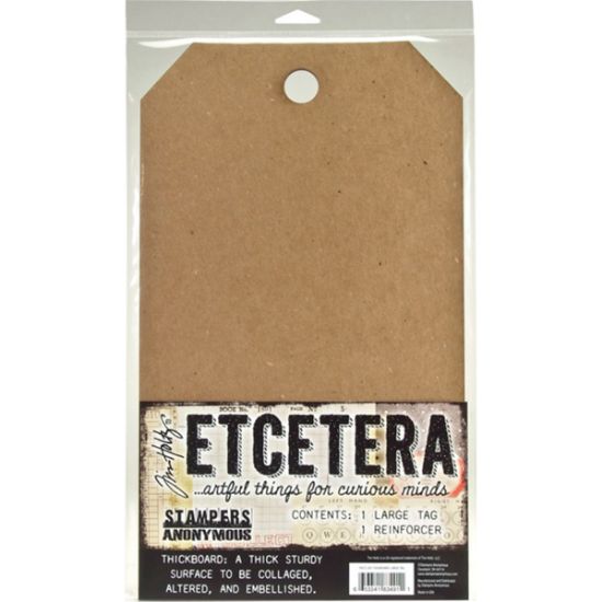 Picture of Tim Holtz Etcetera Large Tag 8.25"X14.25" 