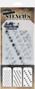 Picture of Tim Holtz Layered Stencil Set 3/Pkg Shifter Multidots