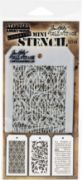 Picture of Tim Holtz Mini Layered Stencil Set 3/Pkg Set #49