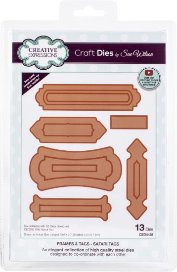 Picture of Creative Expressions Craft Dies By Sue Wilson-Safari Tags