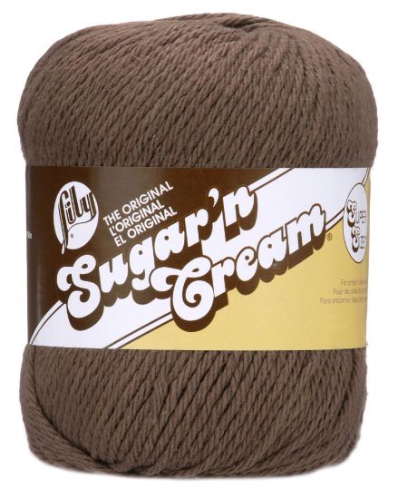 Picture of Sugar'n Cream Yarn - Solids Super Size Warm Brown