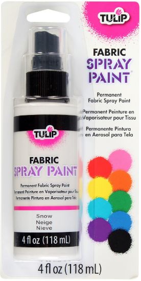 Picture of Tulip Fabric Spray Paint 4oz Snow