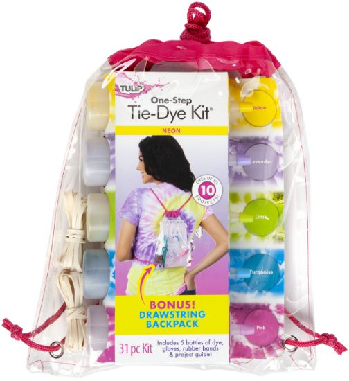 Picture of Tulip One-Step Tie-Dye Backpack Kit Neon