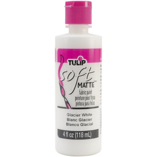 Picture of Tulip Soft Fabric Paint 4oz Matte - Glacier White