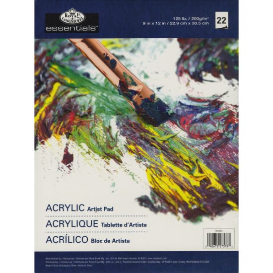 Picture of Essentials Acrylic Artist Paper Pad 9"X12" 22 Sheets