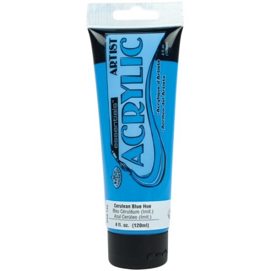 Picture of Essentials Acrylic Paint 4oz Cerulean Blue