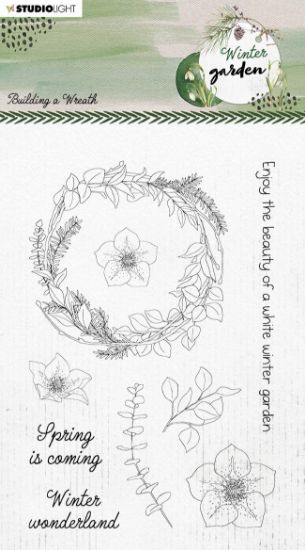 Picture of Studio Light Winter Garden Clear Stamp-Nr. 159, Building A Wreath