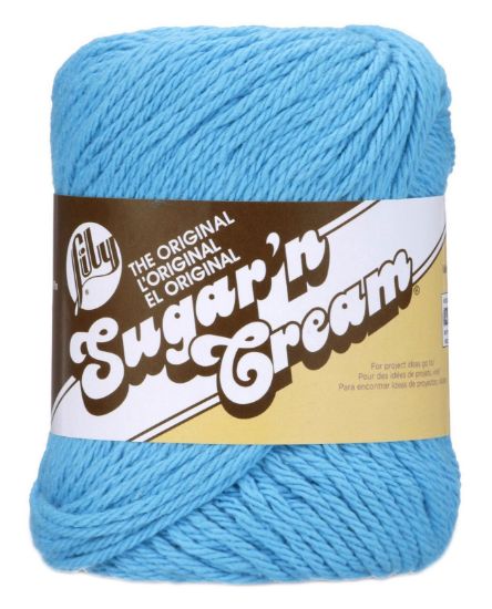 Picture of Sugar'n Cream Yarn - Solids Hot Blue
