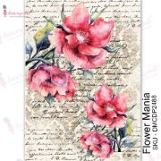 Picture of Dress My Craft Transfer Me Sheet A4 Flower Mania
