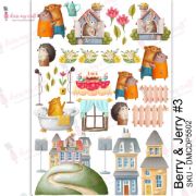 Picture of Dress My Craft Transfer Me Sheet A4-Berry & Jerry #3