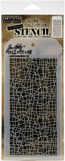 Picture of Tim Holtz Layered Stencil 4.125"X8.5" Tangles -Layered