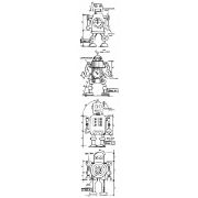 Picture of Tim Holtz Mini Blueprints Strip Cling Stamps 3"X10" Robot