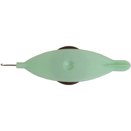 Picture of Aerlit Tatting Shuttle W/2 Bobbins Mint Chocolate