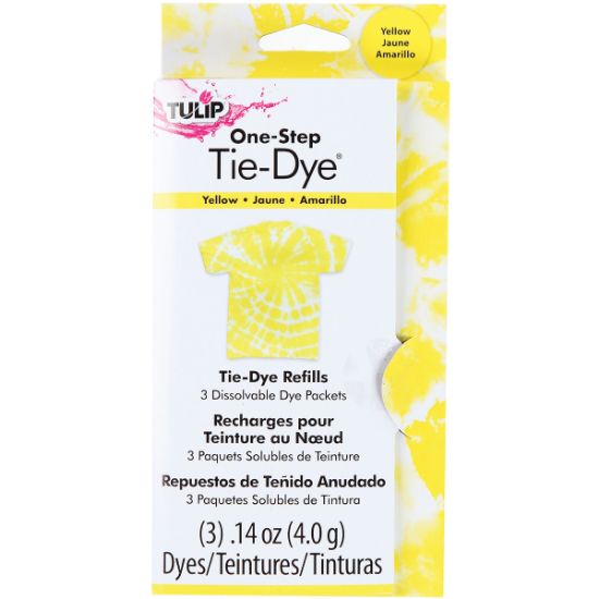 Picture of Tulip One-Step Tie-Dye Refill .13oz 3/Pkg Yellow