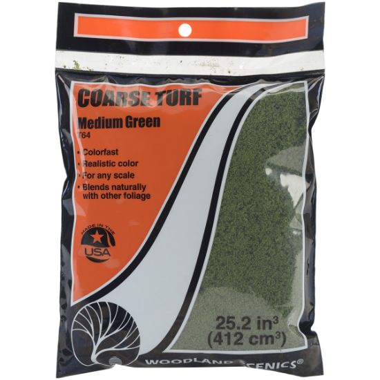 Picture of Turf- Medium Green, Coarse (12oz. Bag)
